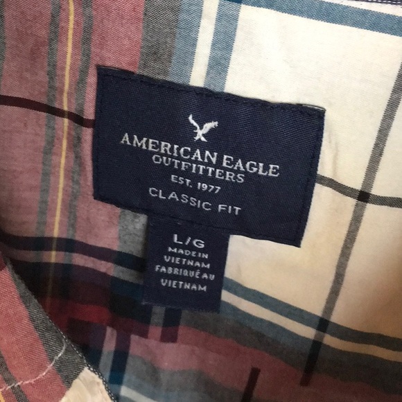 American Eagle Plaid Button Down - Picture 3 of 4